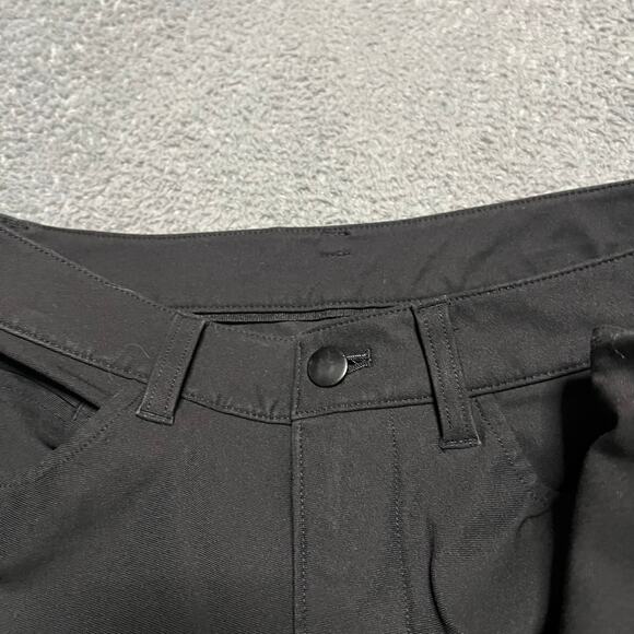 Lululemon ABC Classic Fit Pants Mens 28 (29x32.5) Black Warpstreme Straight *** - Picture 3 of 9